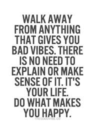 negativity walk away